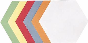 Cartoline moderazione FRANKEN 165 x 190 cm verde giallo rosso blu arancione bianco