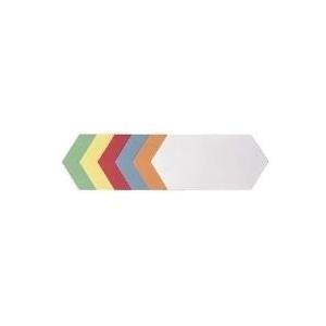 Cartoncino moderazione FRANKEN rombo 205 x 95 mm assortito nei colori bianco azzurro rosso giallo arancione e verde (UMZH 920 9