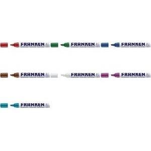 Pennarello a gesso FRANKEN larghezza del tratto 2-5 mm punta a scalpello rossa buona copertura lavabile con un panno umido - 1