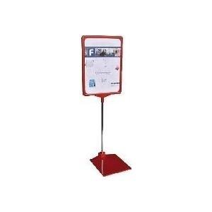 Espositore informativo FRANKEN Espositore informativo Franken A4 rosso DIN A4 1 pieghevole rosso