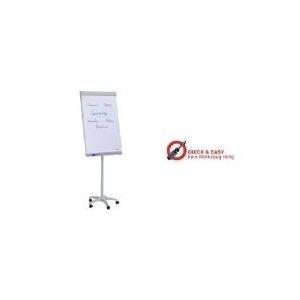 Franconia FlipChart Standard Mobile 670 x 950 mm pannello grigio chiaro fusibile a stella con 5 rulli in corsa (FC41)