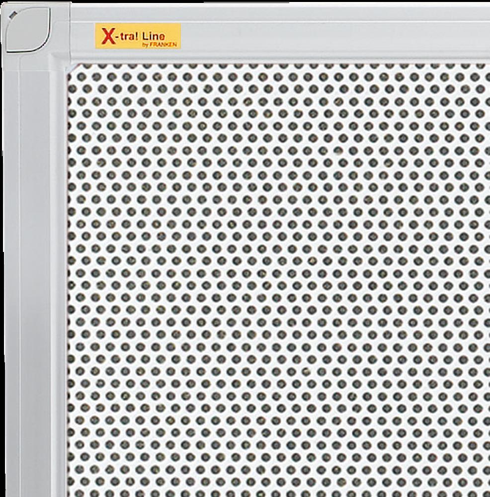 FRANKEN bacheche/lavagna magnetica 900 x 600 cm griglia metallica argento