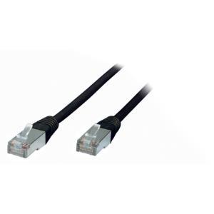 S-Conn RJ45-RJ45 - m-m - 2m - RJ-45 - RJ-45 - Maschio/Maschio - Cat5e - F/UTP (FTP) - Nero - Metallico (75112-S)
