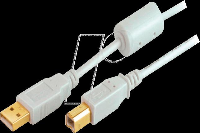 Ã¢â‚¬Â¢ AnschlÃƒÂ¼sse: USB A Stecker - USB B Stecker Ã¢â‚¬Â¢ USB Standard: USB 2.0, USB 1.2/2.0 kompatibel-