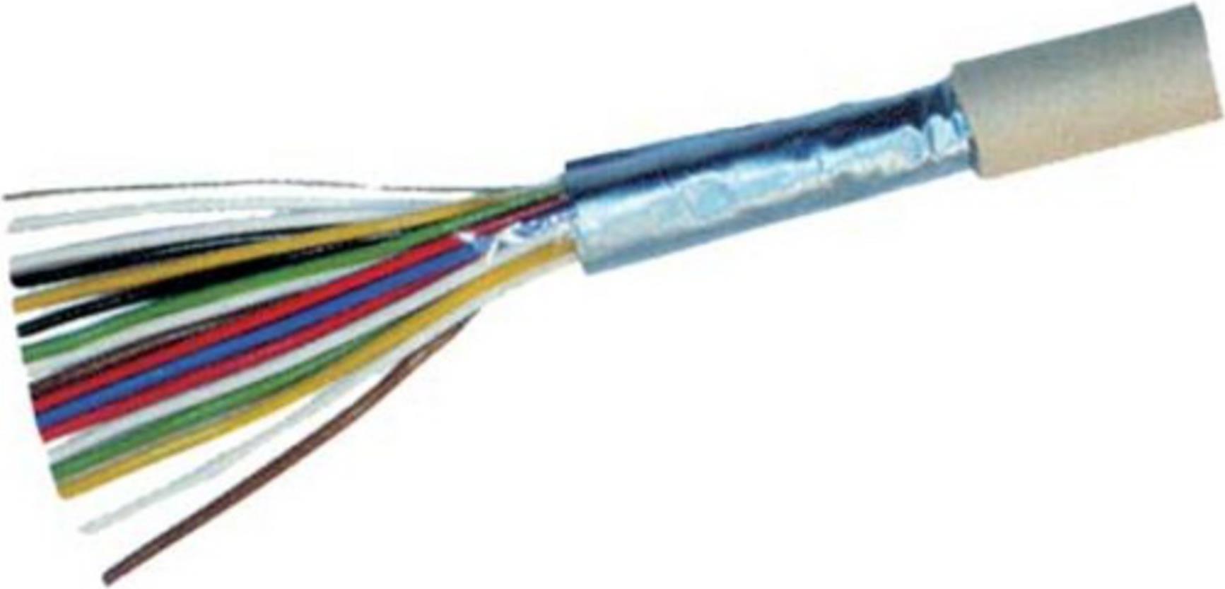 Cavo telefonico connettività massima S/CONN 8x2x06 J-Y(ST)Yround per montaggio ad incasso 500 m (76880-50)