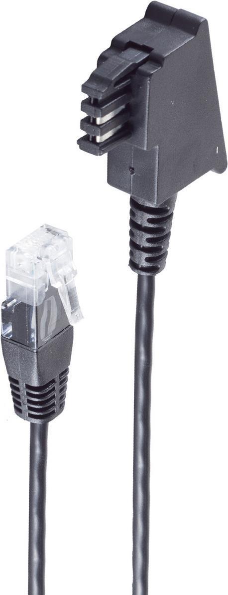 Cavo di connessione DSL SHIVERPEAKS 1x TAE-F Plug-1X RJ45 Plug 8P2C 3 M nero (BS12-09045)