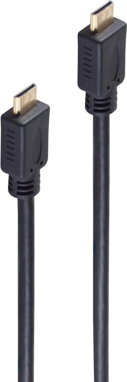 shiverpeaks BASIC-S Mini cavo HDMI spina C - spina C 30 m contatti placcati oro per qualità Full HD (4096 x (BS77473-1)