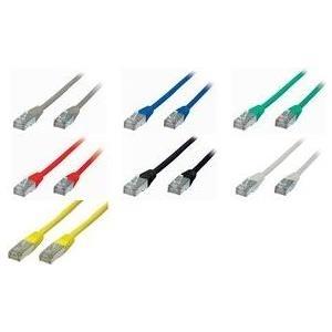 Shiverpeaks Basic -s Patch Cable, gatto. 6, S/FTP, grigio, tappi RJ45 da 10,0 M - Plugne RJ45, con cappuccio, alogeno -gratuito
