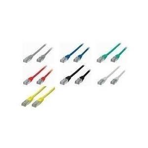 cavo patch shiverpeaks BASIC-S Cat. 6 S/FTP rosso 150 m Spina RJ45 - Spina RJ45 cappuccio fuso senza alogeni - 1 pezzo (BS75725