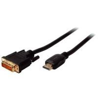 SHIVERPEAKS BASIC-S HDMI-DVI-D 24+1 Cavo, Lunghezza: 5,0 M 19 Plug HDMI POLE-4+1 Plug DVI-D, dorato (BS77485)