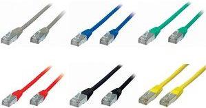 Shiverpeaks Basic -s Patch Cable, gatto. 5E, F/UTP, 10,00 m neri, plugne RJ45 - Plugnatura RJ45, Occupazione: TIA/EIA 568B - 1