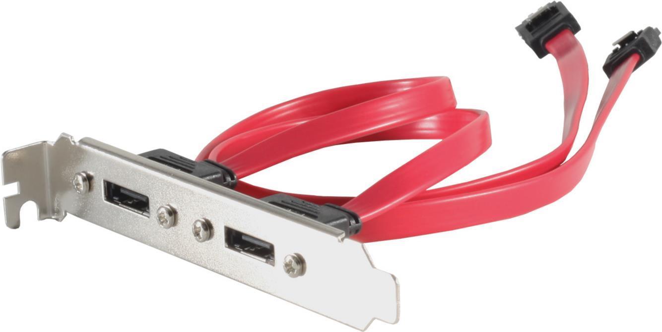 SHIVERPEAKS BASIC-S SCHEDA DI BASIC-S con 2 X ESATA Connessione 1 X SATA 7 Plugs su 2 X ESATA 7 POLE, incluso (BS-75626)