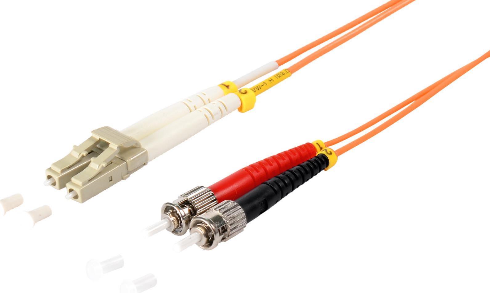 Cavo in fibra ottica S-Conn 5m LC/ST OM2 grigio - arancione (CO 77945)