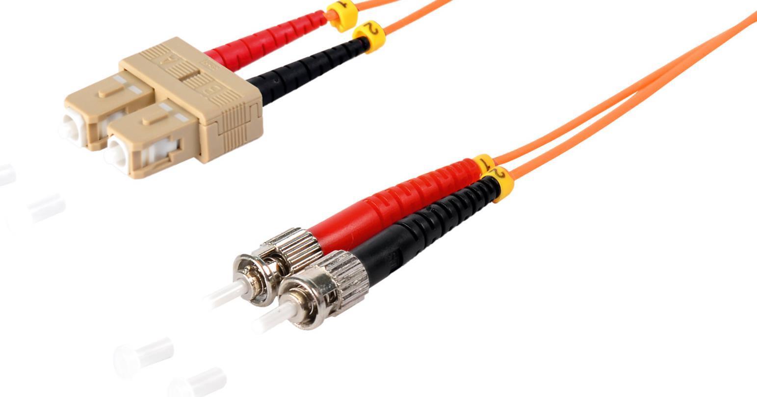 Cavo in fibra ottica S-Conn 77920 10 m SC ST OM2 Arancione (CO 77920)