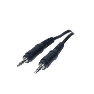 Cavo audio jack 3,5 mm (acciaio/acciaio) 2,5 m *shiverpeaks* BASIC-S