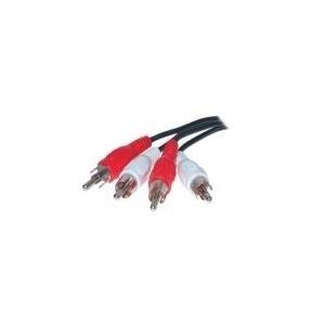 shiverpeaks BASIC-S 2x RCA - 2x RCA 2.5m - 2 x RCA - Maschio - 2 x RCA - Maschio - Nichel - Nero - Rosso - Bianco (BS40104)