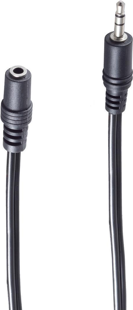 SHIVERPEAKS BASIC-S AUDIOCABEL, plug jack da 3,5 mm Accoppiamento jack, 2,5 m, stereo, in poli borse con (BS30805-2.5)