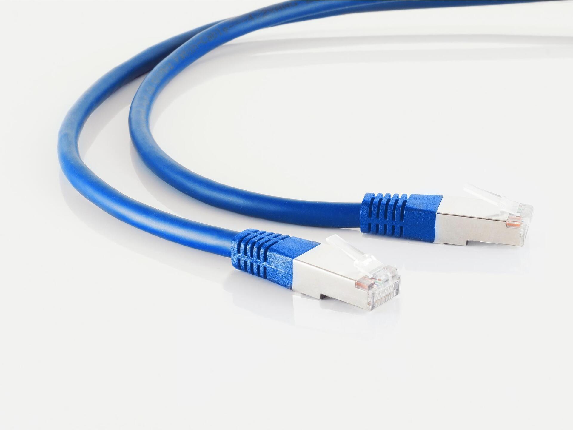 Cavo di rete S-Conn Cat6 S/FTP da 1 m blu S/FTP (S-STP) (75711-HB)