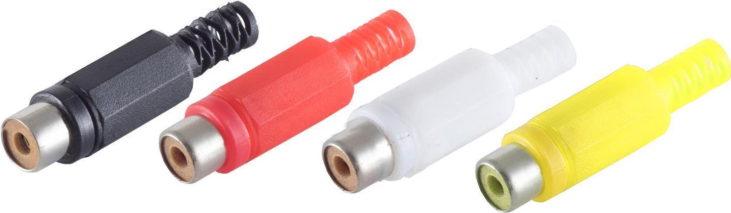 shiverpeaks BS51500-SET connettore cavo RCA nero - rosso - bianco - giallo (BS51500-SET)