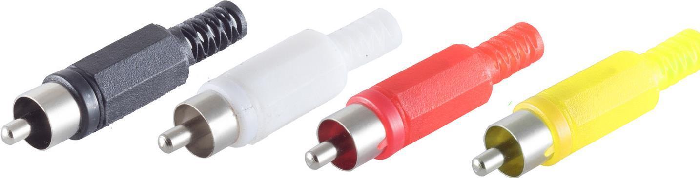 shiverpeaks BS51400-SET connettore cavo RCA nero - rosso - bianco - giallo (BS51400-SET)