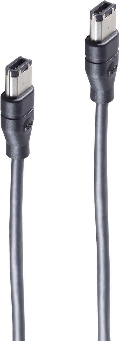 SHIVERPEAKS BS77205 - Firewire 400 (IEEE 1394/IEEE 1394A) - 6 -P - 6 -P - Black - maschio/maschio - 400 mbit/s (BS77205)