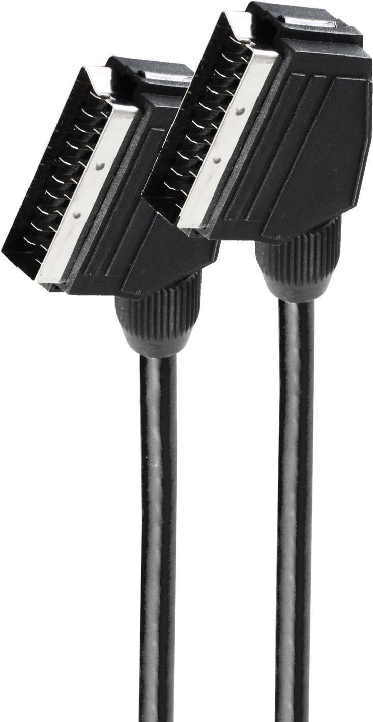 SHIVERPEAKS BASIC -S Cavo Scart, connettore - Connettore, 1,5 m Scartstecker - Scartstecker, Tipo U, 21 -Pole completamente occ