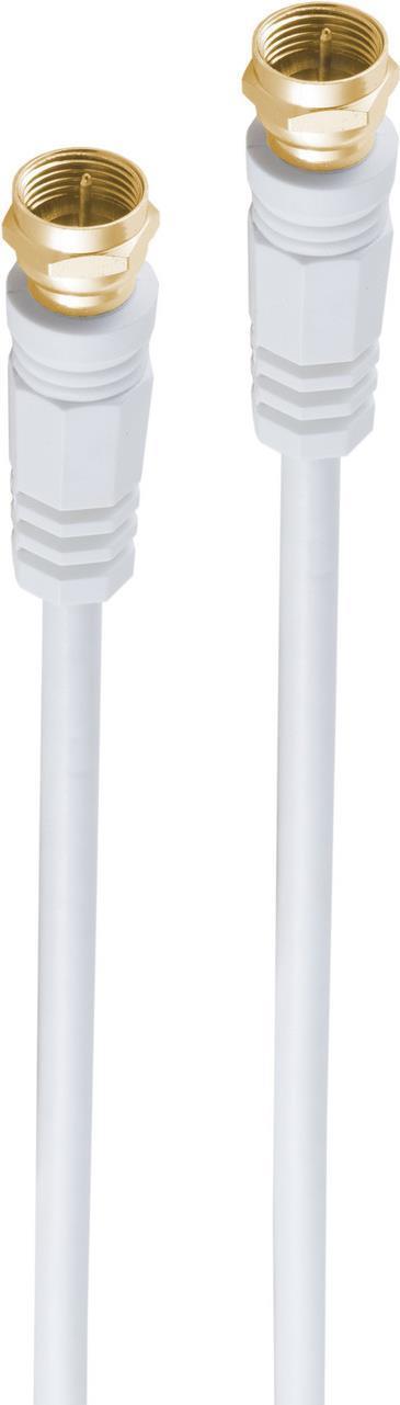 SHIVERPEAKS BS80093-G-128CP Cavo coassiale 25 m F bianco (BS80093-G-128CP)