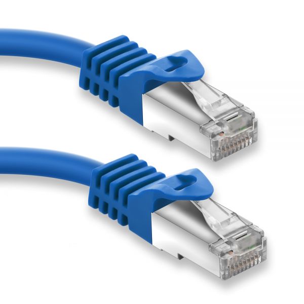 Cavo patch S/FTP Cat 7 blu 3,0 m