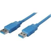 Cavo Shiverpeak Basic-S USB 3.0, A-Plug-A-Connector 3,0 M, cavo e spina: blu, doppio schermato, max. (BS77033-1)