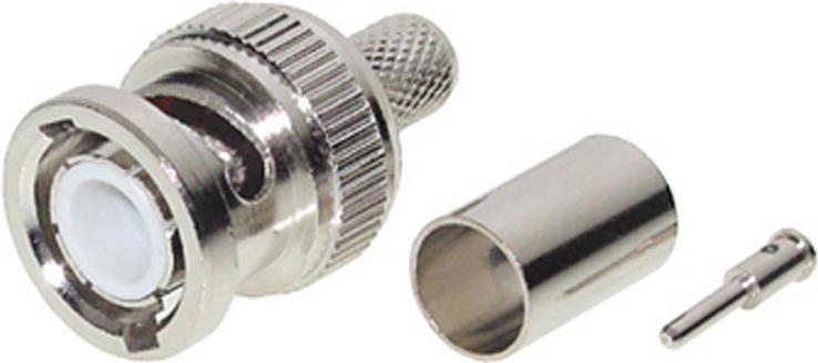 SHIVERPEAKS BASIC-S BNC CRIMP CROP RG 59 ESTENSIONE CAVO COASIALE ESTENSIONE PROPGGIALE CRIMP 75 ohm in Poly Bag (BS98802-1)