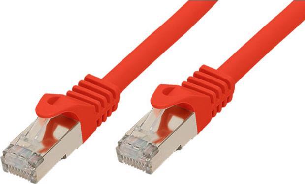 Cavo patch S/FTP Cat 7 rosso 10,0 m
