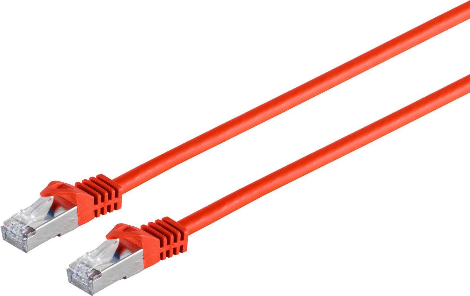 Cavo patch S/FTP Cat 7 rosso 2,0 m