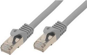 Cavo patch S/FTP Cat 7 grigio 10,0 m