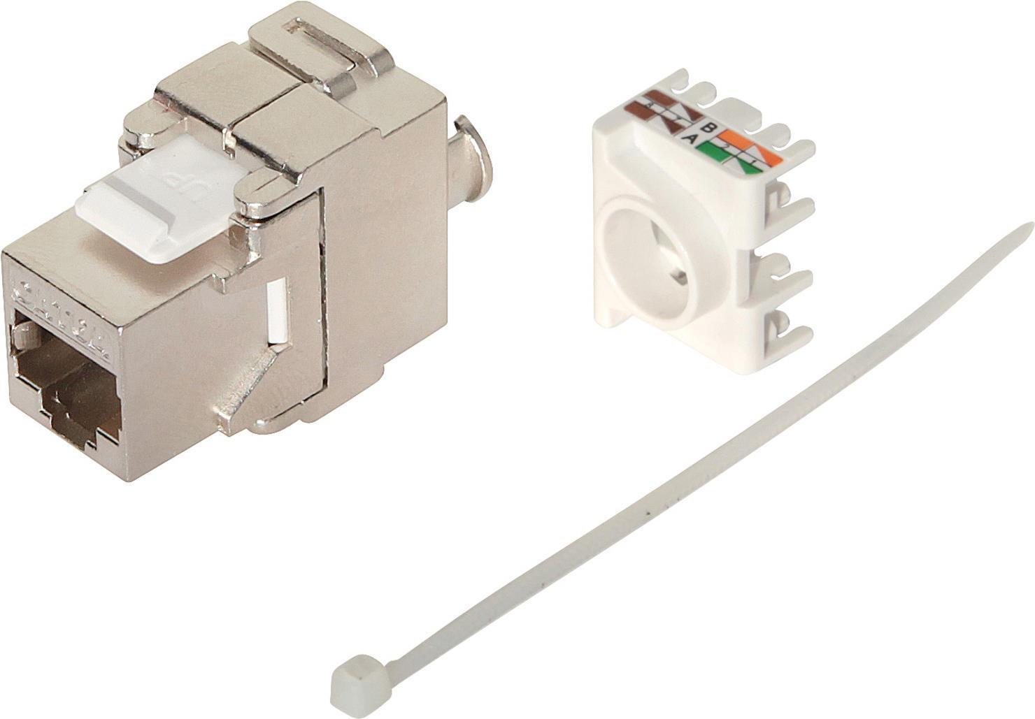 S-Conn 75004 - Piatto - Metallico - RJ-45 - Terminale - Femmina - Femmina (75004)