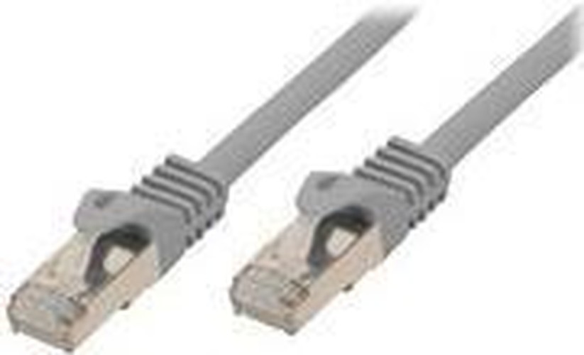 Cavo patch BASIC-S Cavo grezzo S/FTP PIMF Cat.7 grigio 0,5 m