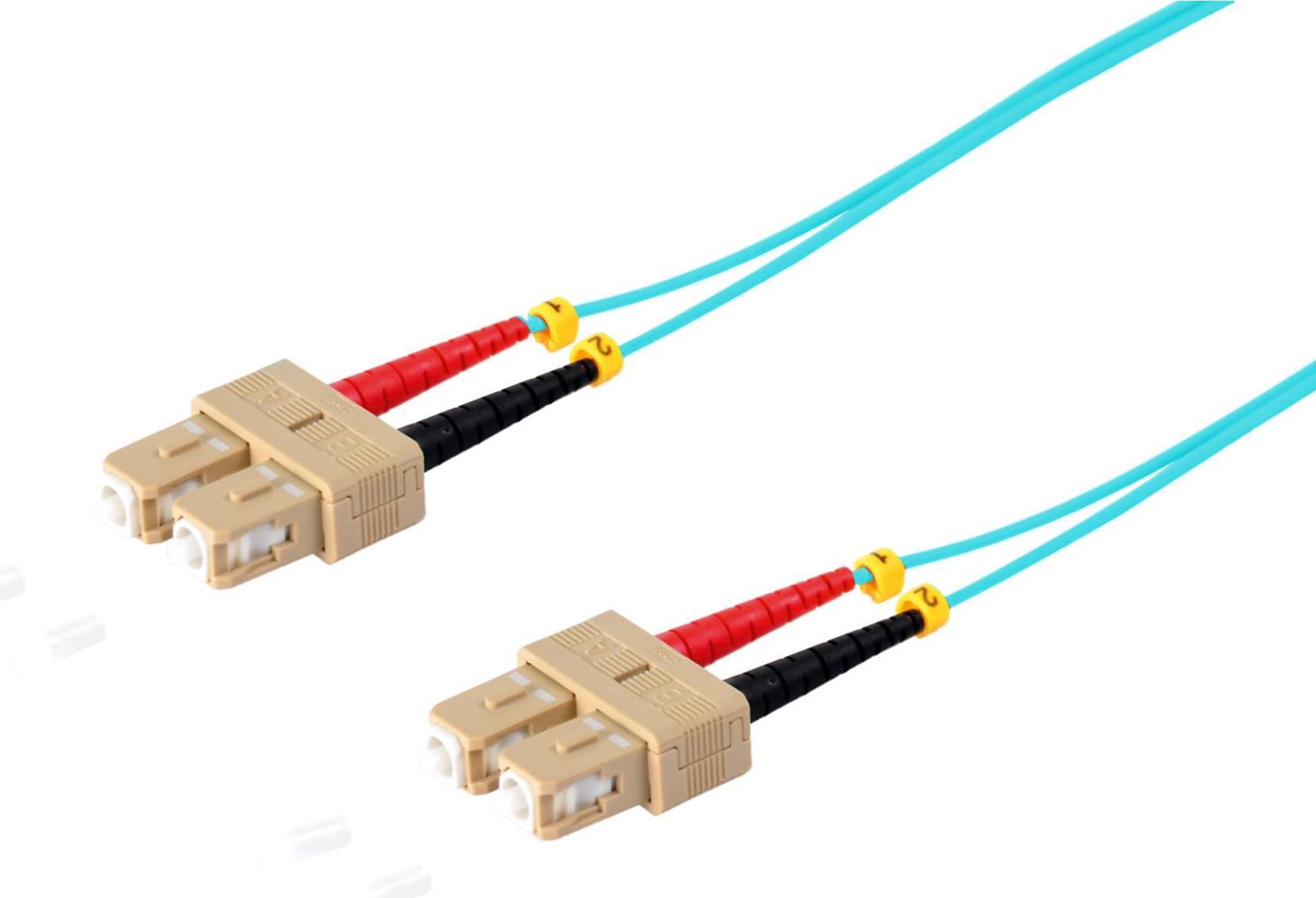 Massima connettività S/CONN Cavo patch duplex LWL SC/SC 50/125 OM3 acqua 20 m (77922/3)