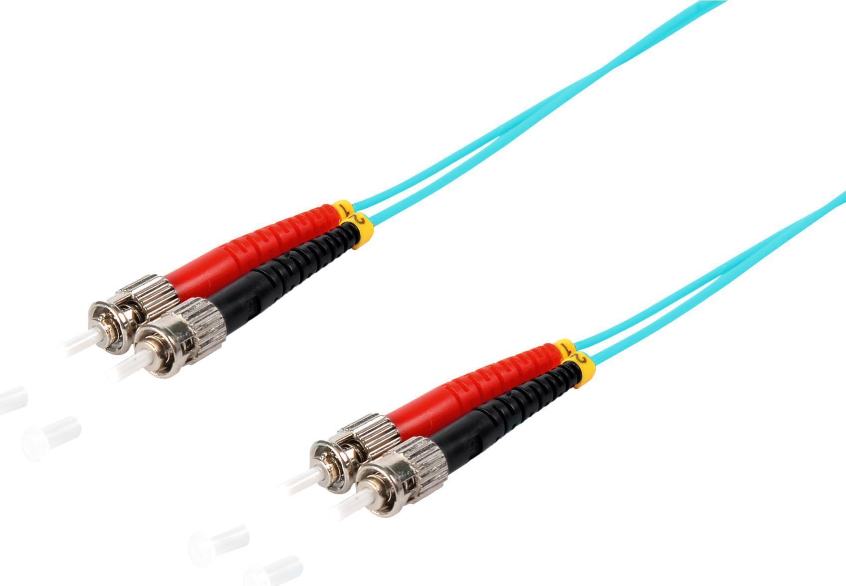 Massima connettività S/CONN Cavo patch duplex LWL ST/ST 50/125 OM3 acqua 30 m (77903/3)