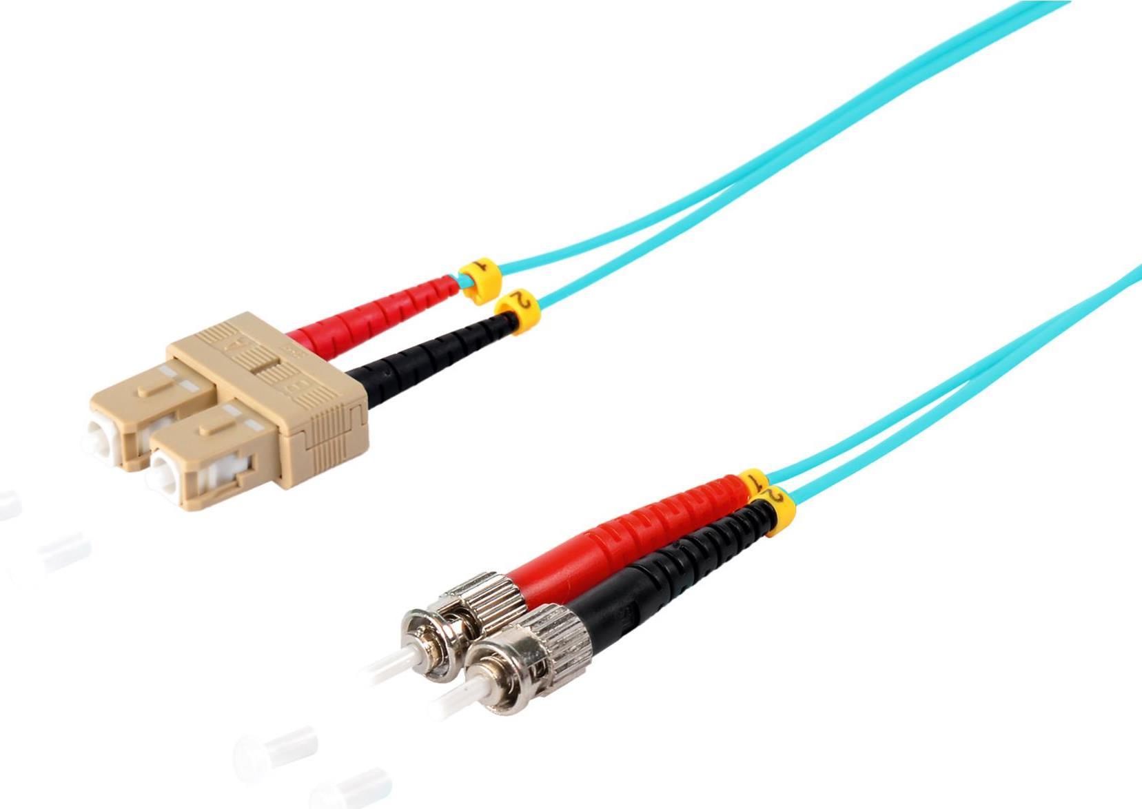 Massima connettività S/CONN Cavo patch duplex LWL SC/ST 50/125 OM3 acqua 20 m (77912/3)