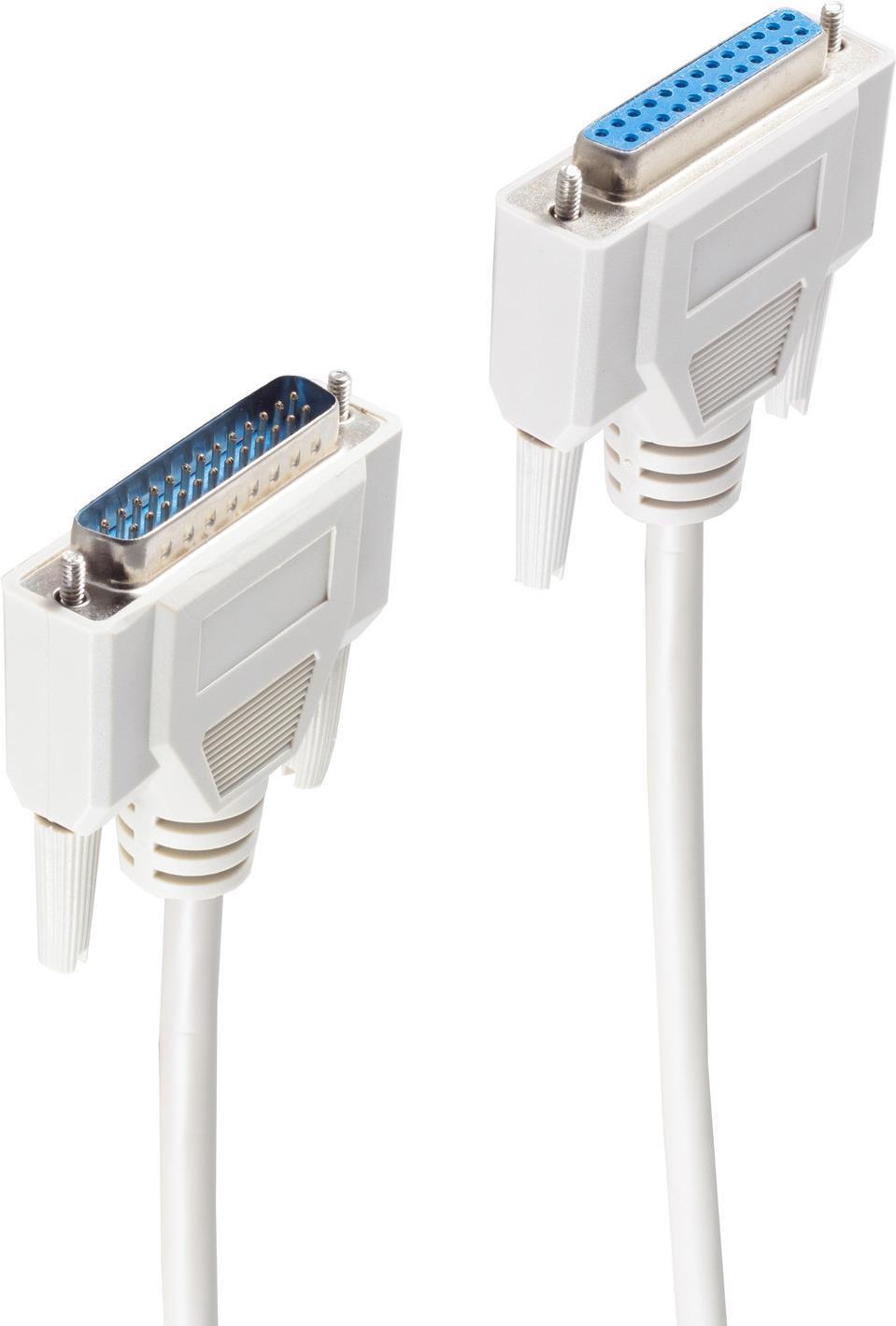 Cavo di estensione SHIVERPEAK BASIC-S 25 POL SUB-D, 3,0 M 25 Pole Sub-D Plug-D-D-D Accoppiamento sub-D, -5 pezzi (BS78023-3)