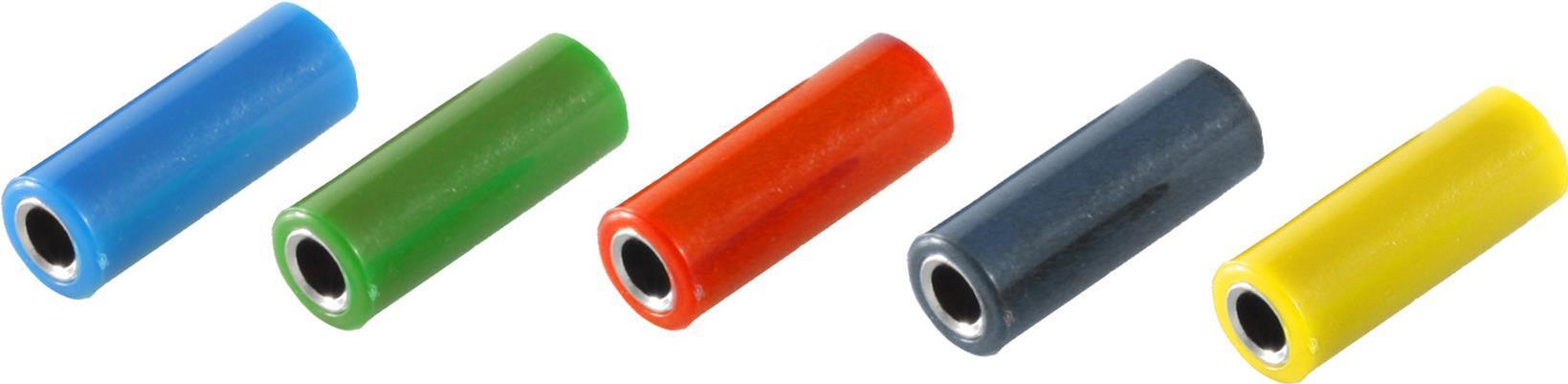 shiverpeaks BS56230-SET Cavo Connettore Banana Nero - Blu - Verde - Rosso - Giallo (BS56230-SET)