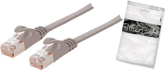 Cavo patch di Shiverpeak slim u/ftp cat.7 grigio 0,25 m