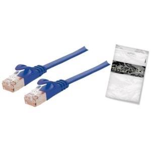 Cavo patch di base-S U/FTP Cavo grezzo Cat.7 Slim Blue 0.25M