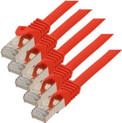 Gatto. 7 S/FTP 5 M, 5 M, Cat7, S/FTP (S-S-S-STP), RJ-45, RJ-45, RED