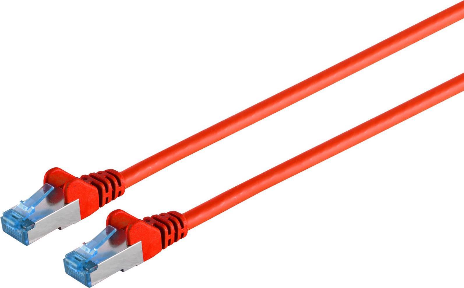 Cavo patch S-Conn 75726-R CAT6A S/FTP PIMF - Cavo di rete rosso S/FTP (S-STP) da 20 m (75726-R)