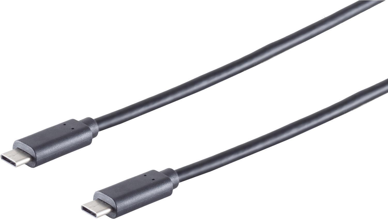 S-Conn 77140-1.0 Cavo USB 1 M USB 3.2 Gen 1 (3.1 Gen 1) USB C USB B Black (77140-1.0)