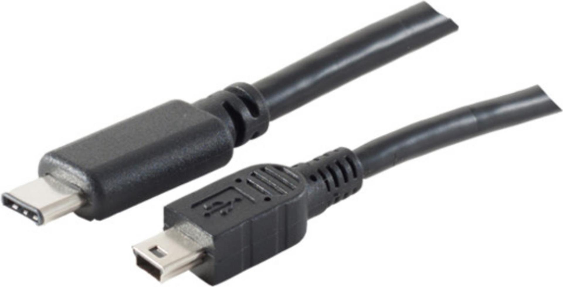 S-Conn 77144-1.0 1M USB C Mini-USB B può essere un cavo USB nero (77144-1.0)