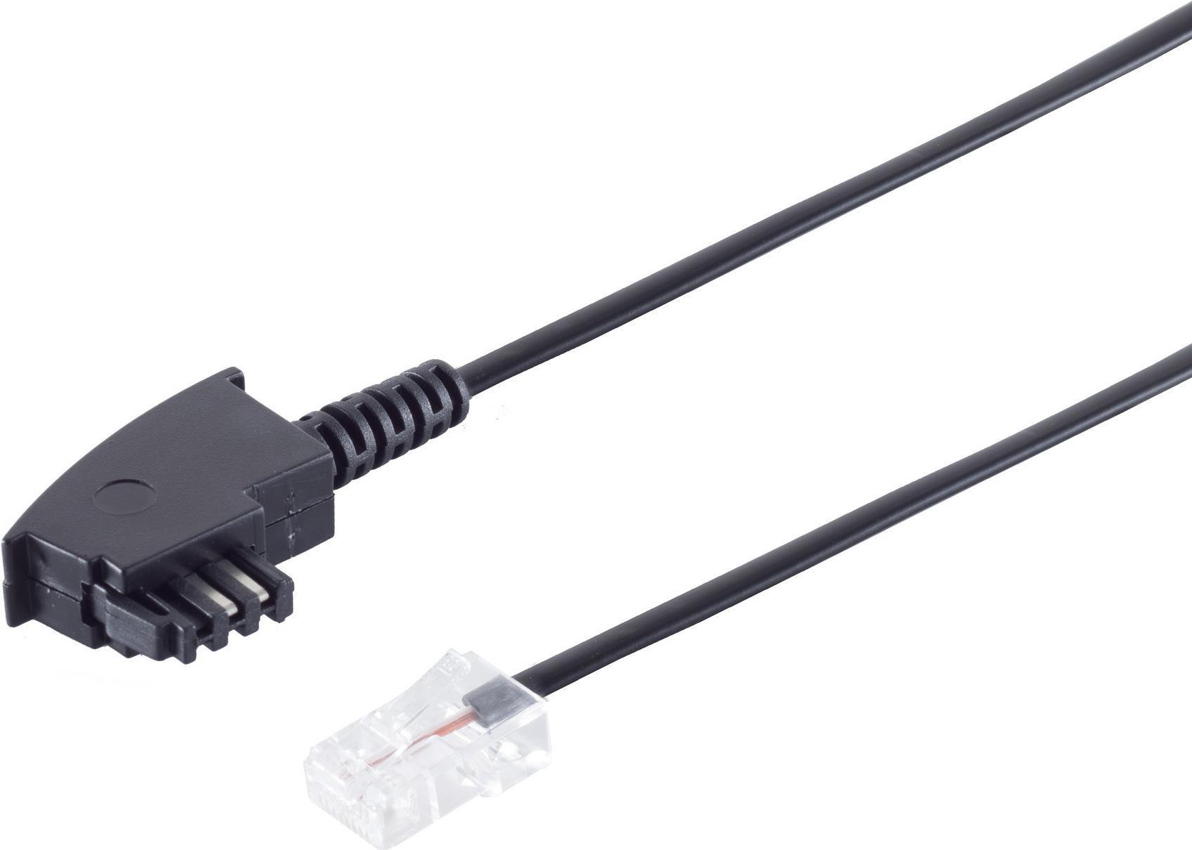 Cavo di collegamento Helos TAE F/RJ45 8P2C, router, 10 m