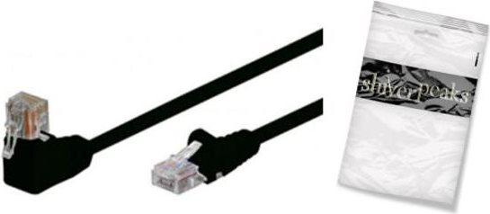 Cavo patch di Shiverpeak S/FTP Cat.6 PIMF ANGLE NERO 0,5M