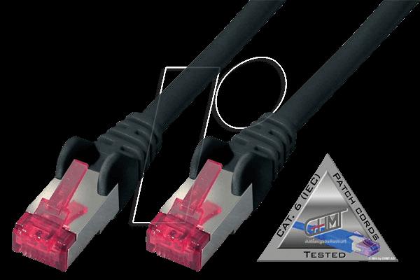 shiverpeaks BS75711-A1.5S cavo di rete nero 15 m Cat6a S/FTP (S-STP) (BS75711-A1.5S)