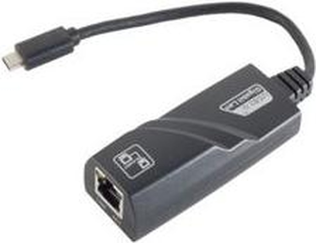BS13-50018, USB C, RJ-45, nero